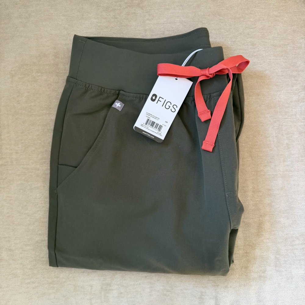 Figs Zamora™ - High Waisted Scrub Pants - SPRUCE *LIMITED EDITION* - Picture 3 of 3